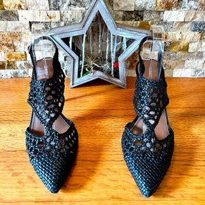 Donald Pliner Woven Dress Pumps